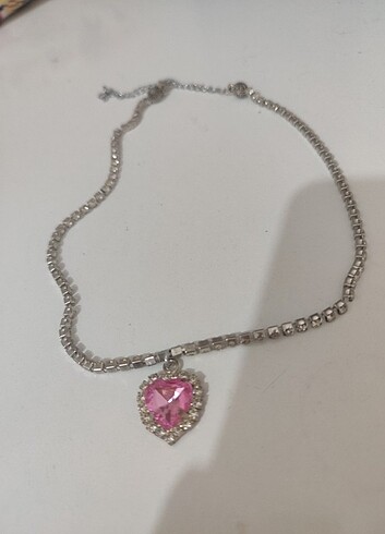 Diğer Kolye choker pembe 