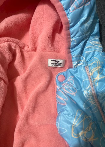 Renkli Desenli Bebek Kız Tulumu - Görsel 3