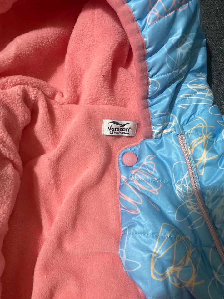 Renkli Desenli Bebek Kız Tulumu - Görsel 3