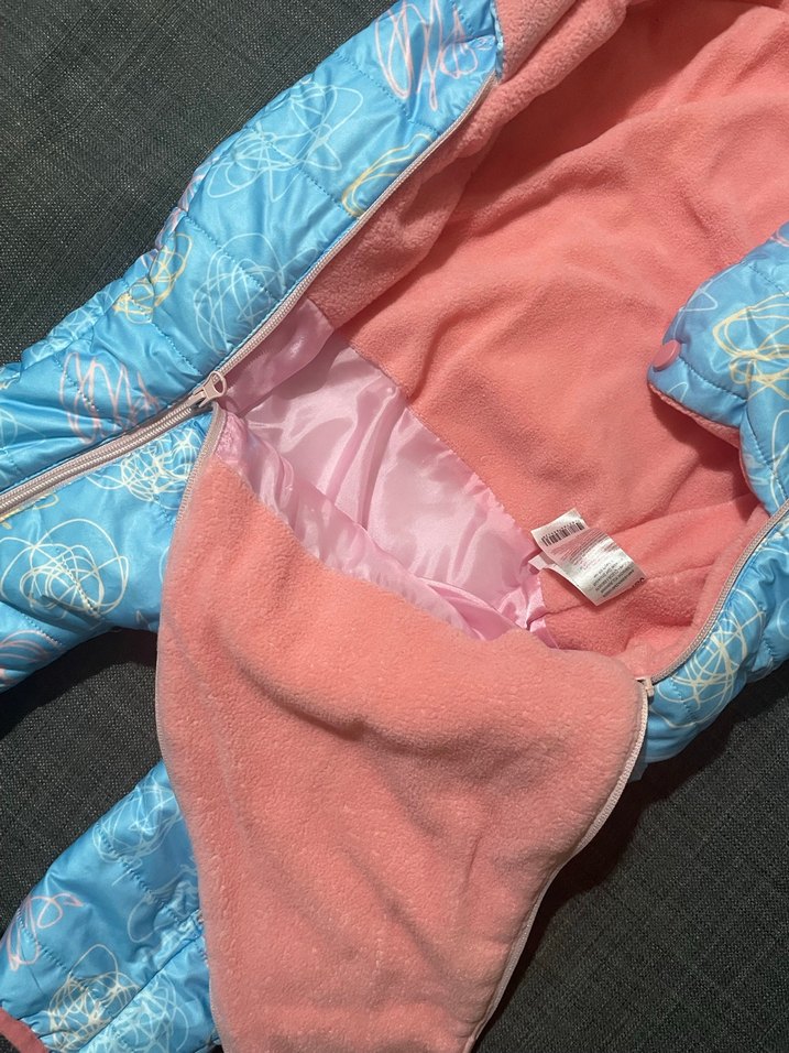 Renkli Desenli Bebek Kız Tulumu - Görsel 5