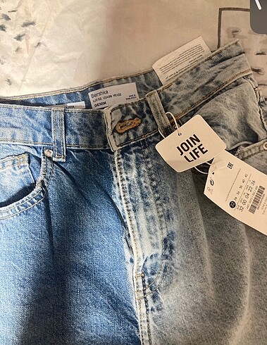 Bershka Çift Renkli Jean