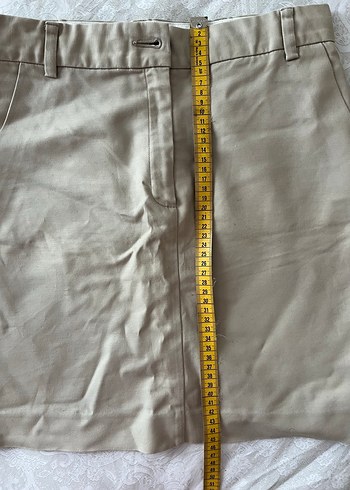 Bej Kadın Mini Etek - Görsel 4