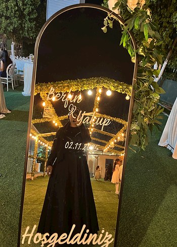 Siyah Uzun Kollu Gotik Abiye - Görsel 3