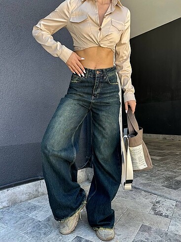 Yıkamalı jean 36