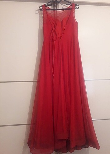 Kırmızı Abiye  - Görsel 6