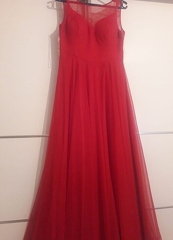 Kırmızı Abiye  - Görsel 8
