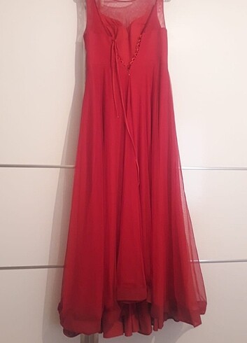 Kırmızı Abiye  - Görsel 10