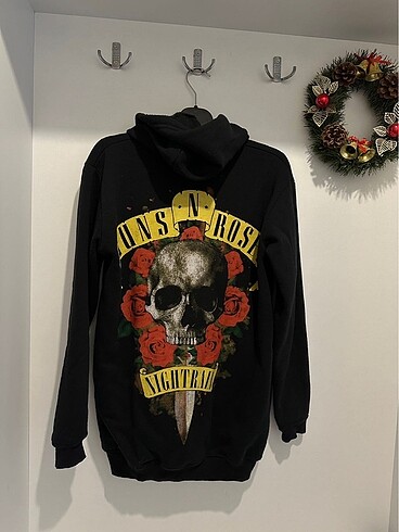guns n roses fermuarli sweatshirt