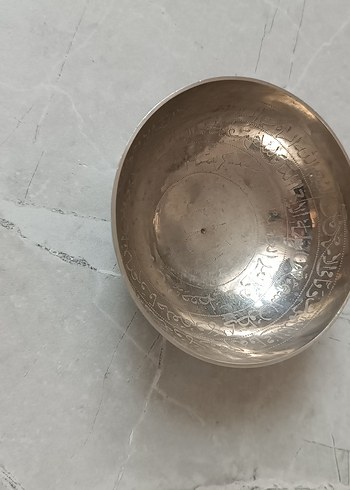 Parlak Bej İşlemeli Geleneksel Tabak - Görsel 3