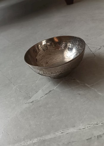 Parlak Bej İşlemeli Geleneksel Tabak - Görsel 4