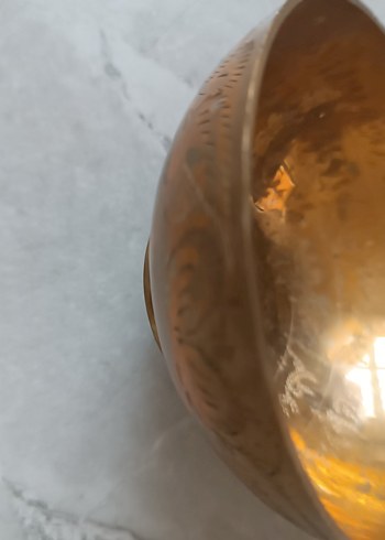 Parlak Altın Renkli Tabak - Görsel 2