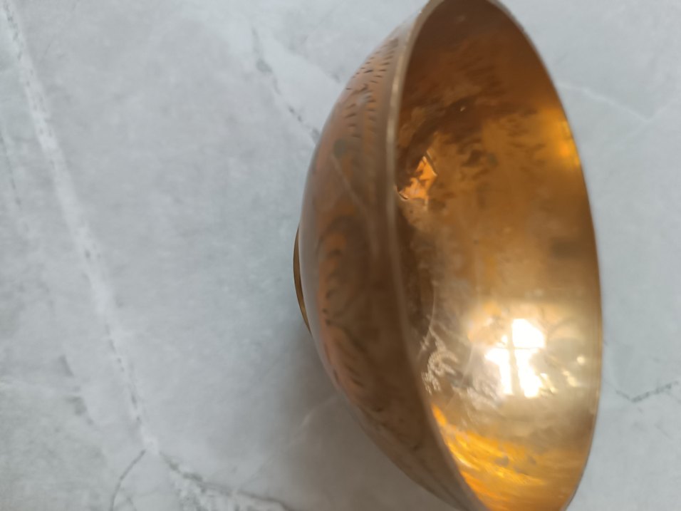 Parlak Altın Renkli Tabak - Görsel 2