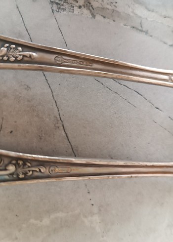 Gümüş işlemeli 6 Çatal Takımı - Görsel 3