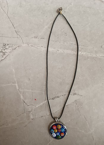 Renkli Boncuklu Mini Kadın Kolye - Görsel 2