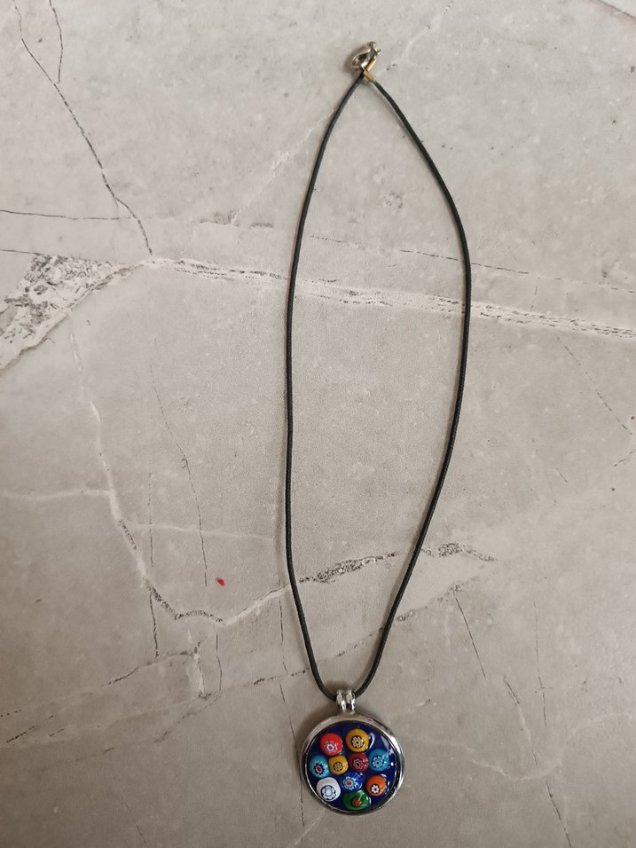 Renkli Boncuklu Mini Kadın Kolye - Görsel 2