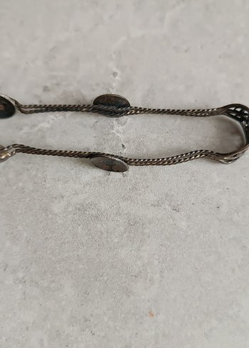 Antika Gümüş Şeker Maşası - Görsel 2