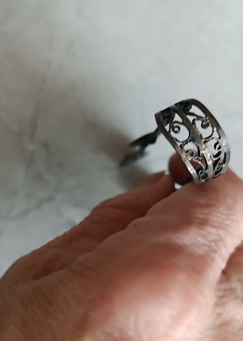 Antika Gümüş Şeker Maşası - Görsel 3