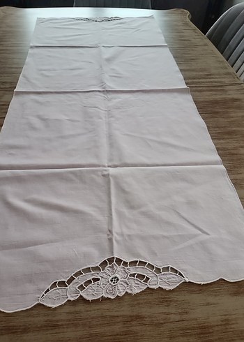 Vintage Nakışlı Pembe Örtüler - Görsel 7