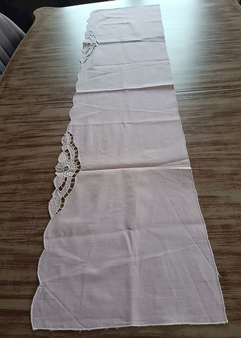 Vintage Nakışlı Pembe Örtüler - Görsel 9