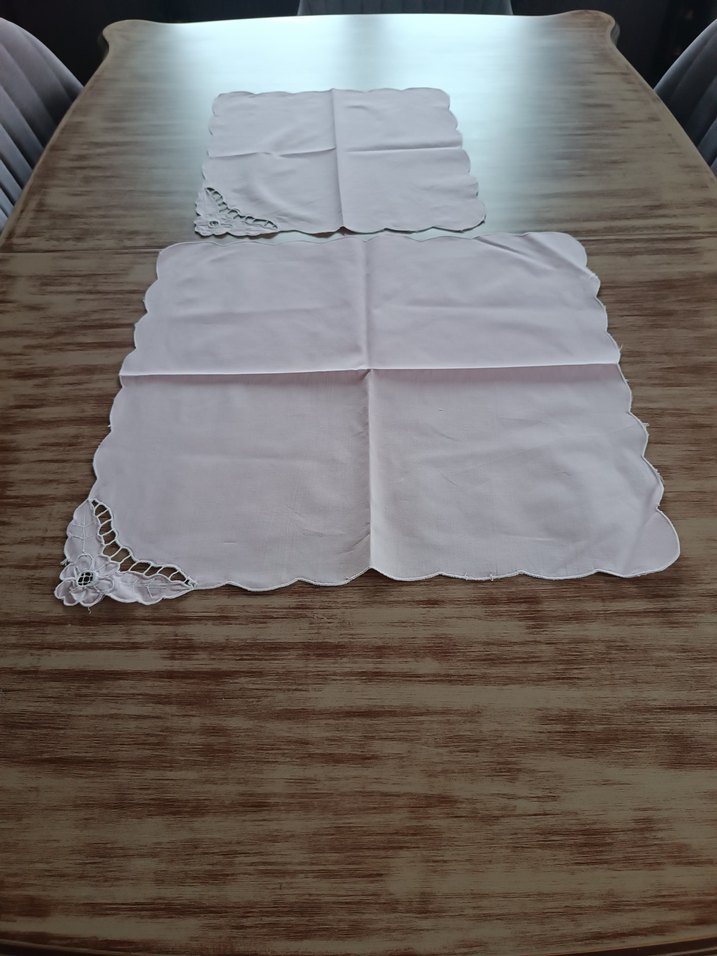 Vintage Nakışlı Pembe Örtüler - Görsel 5