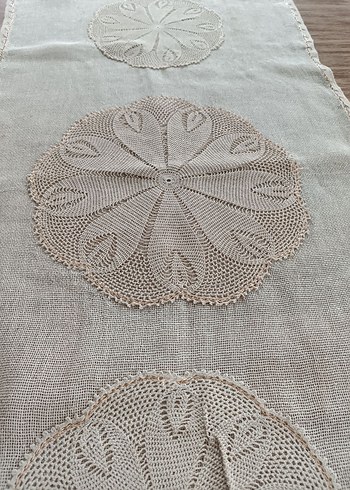 Bohem Tarzı El İşi Keten Rannır - Görsel 3