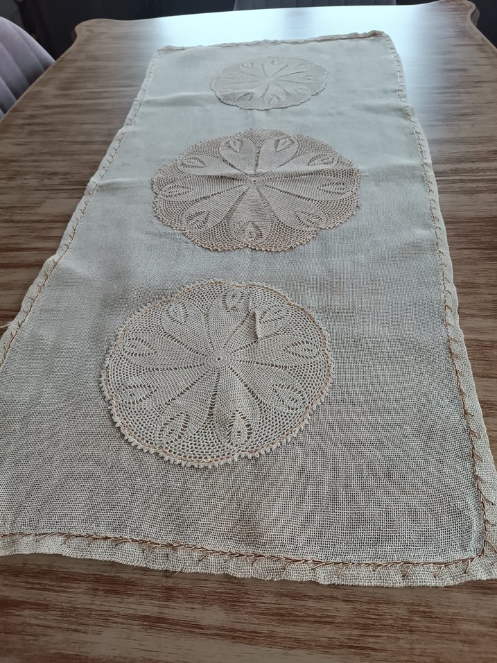 Bohem Tarzı El İşi Keten Rannır - Görsel 2