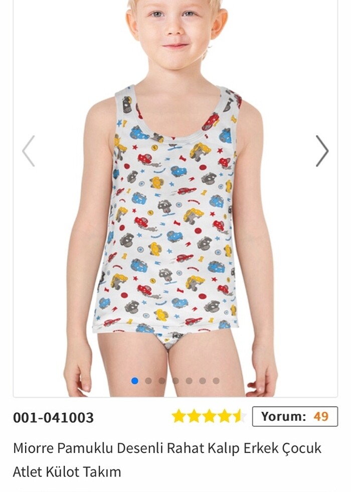 Erkek çocuk atlet takım - Görsel 3