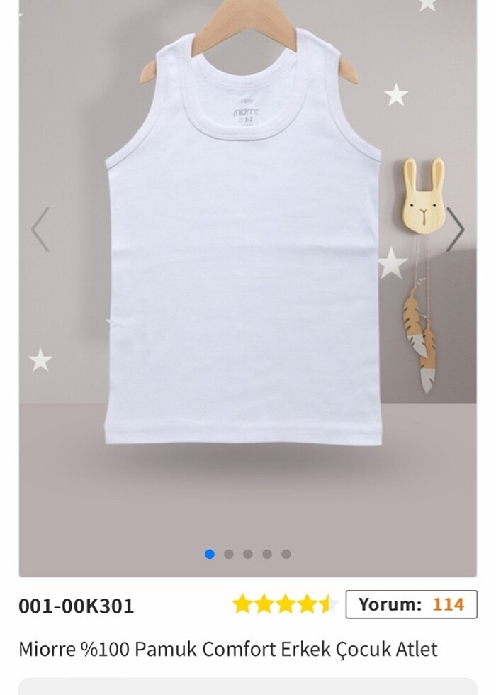 Erkek çocuk atlet takım - Görsel 4