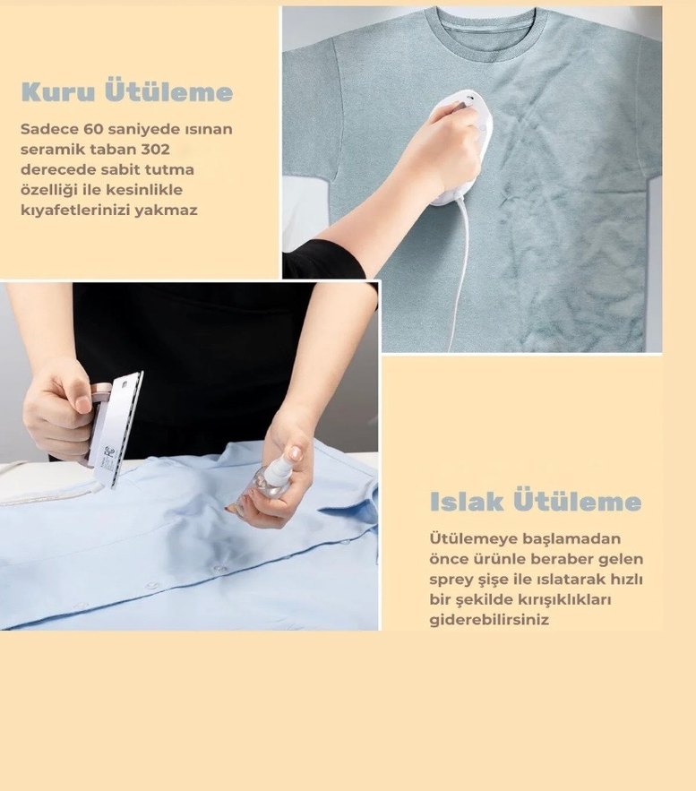 Rowenger Beyaz mini 
Ütü - Görsel 4