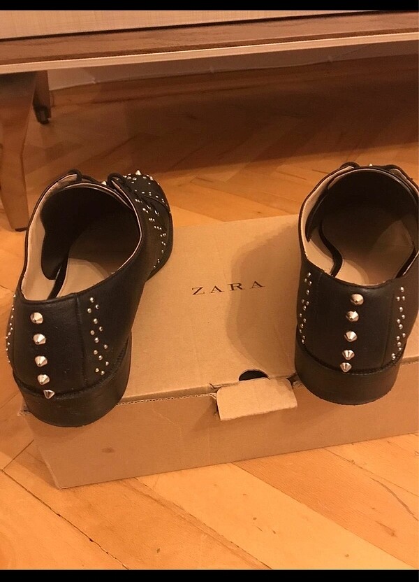 Zara zımbalı ayakkabı - Görsel 4