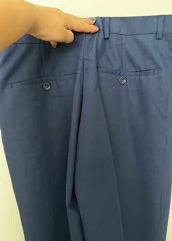 Modern Klasik Erkek yelekli takım elbise Düğmeli, Mor Kravatlı - Görsel 6