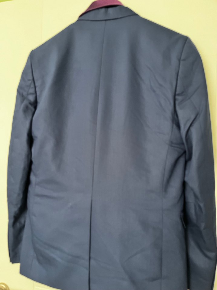 Modern Klasik Erkek yelekli takım elbise Düğmeli, Mor Kravatlı - Görsel 3