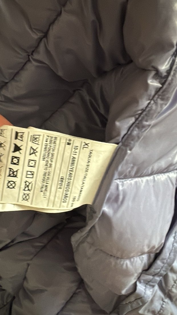 Kız Çocuk lila renk kas tüyü Fermuarlı İnce Mont - Görsel 4