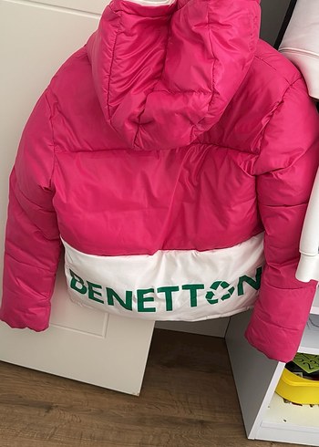 Pembe fermuarlı Kışlık Mont - Görsel 2