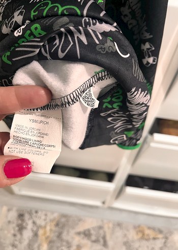 Ander armour Kapüşonlu Baskılı Erkek çocuk swet - Görsel 4