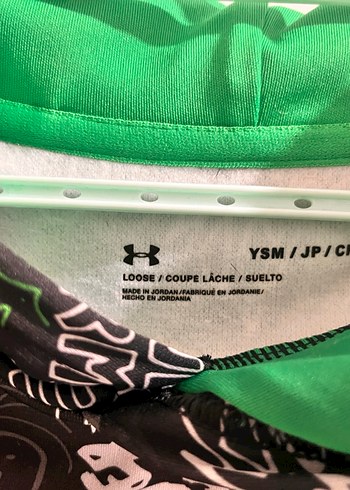 Ander armour Kapüşonlu Baskılı Erkek çocuk swet - Görsel 3