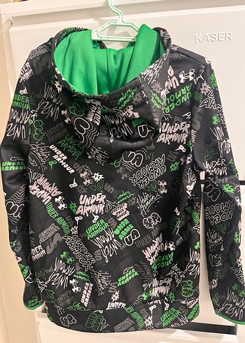 Ander armour Kapüşonlu Baskılı Erkek çocuk swet - Görsel 2