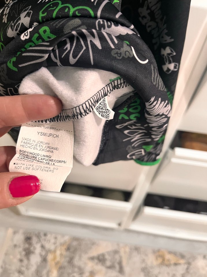 Ander armour Kapüşonlu Baskılı Erkek çocuk swet - Görsel 4