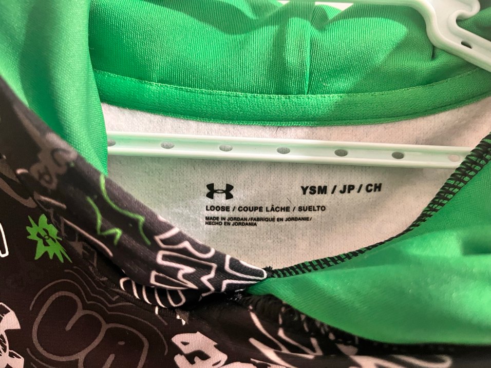 Ander armour Kapüşonlu Baskılı Erkek çocuk swet - Görsel 3