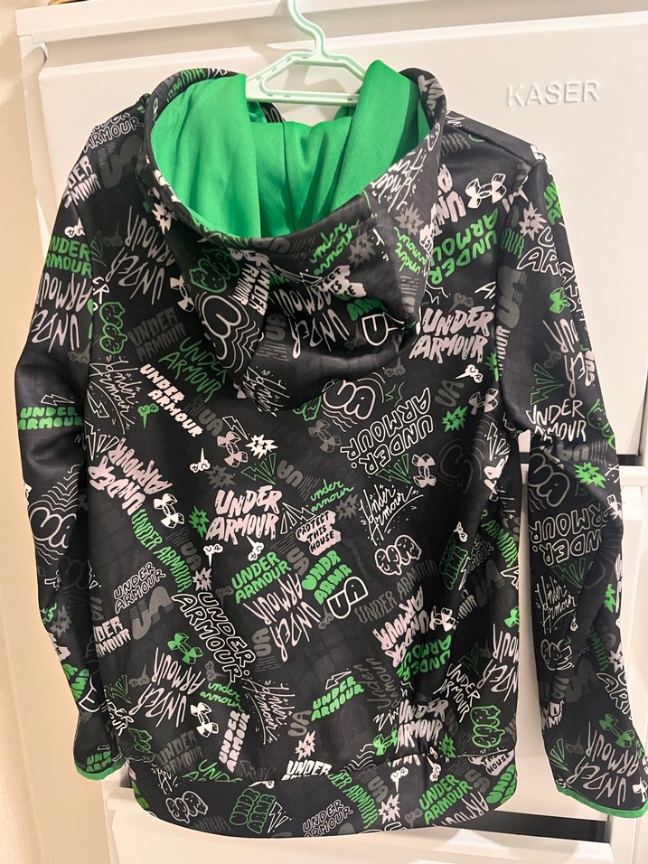 Ander armour Kapüşonlu Baskılı Erkek çocuk swet - Görsel 2