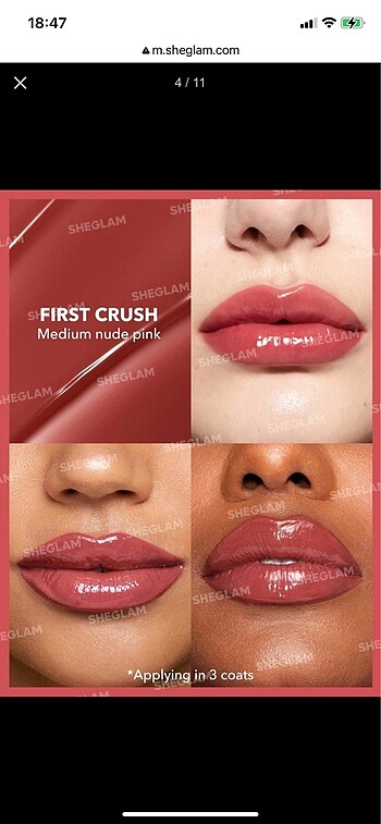 Sephora Sheglam - First Crush