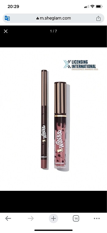 Sheglam - Lip kit Cookie & Milk