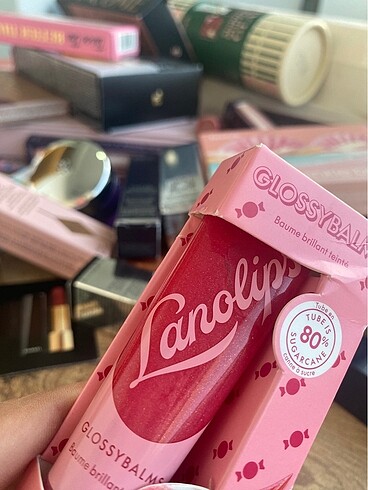 Beden çeşitli Renk Lanolips glossy balm