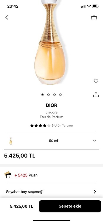  Beden Renk Jadore 50 ml Edp Parfüm