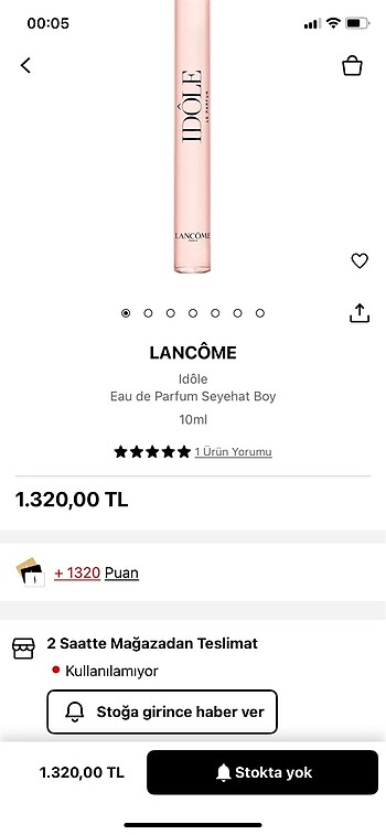  Beden Renk Lancome Idole Parfüm ve Maskara set