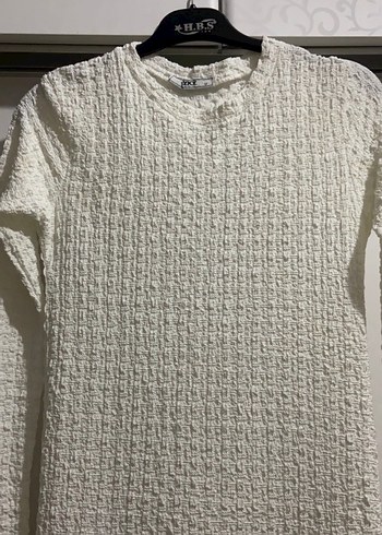 Beyaz Uzun Kadın Elbise - Görsel 3