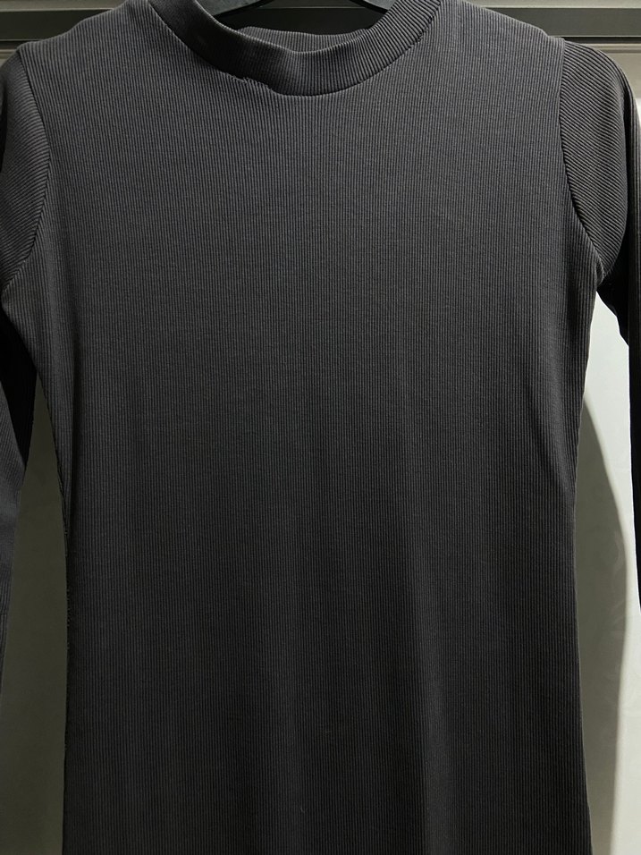 Antrasit elbise - Görsel 2