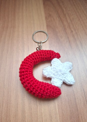 Renkli Örgü Anahtarlık - Görsel 2