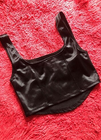 Zara Siyah Crop