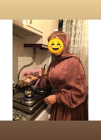 Diğer Janjan elbise bakır rengi 